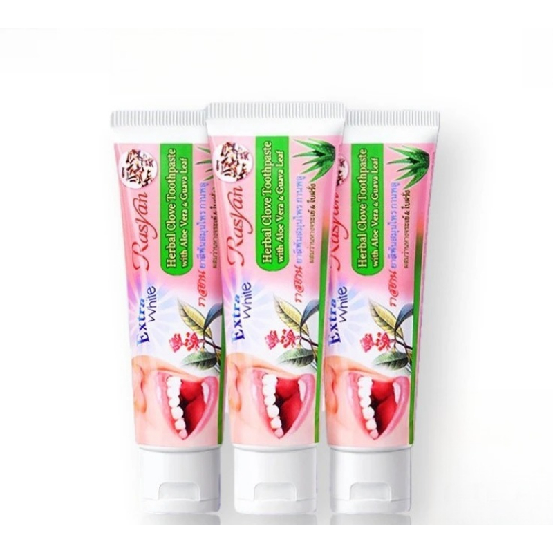 Teeth Whitening In Thailand - タイ産ラシヤンハーブクローブ歯磨き粉 - 煙や茶渋を除去して歯を白くし、息を爽やかにします
