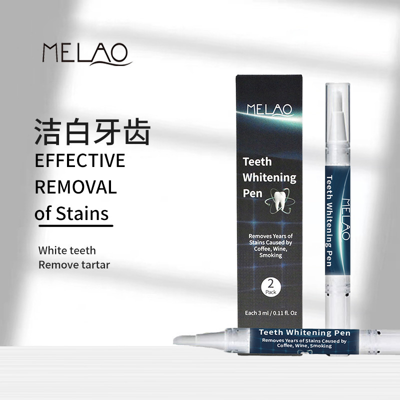 Teeth Whitening Gel Pen - 2 個プロフェッショナル歯ホワイトニングジェルペン汚れを除去歯を明るくする新鮮な息歯科ケアホワイトニング製品大人用 3 ミリリットル
