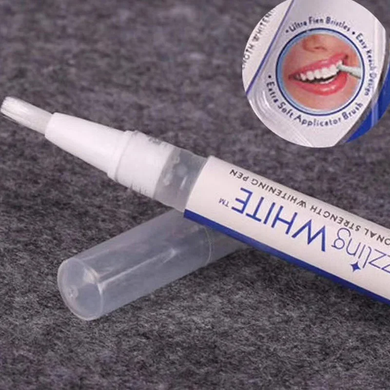 Teeth Whitening Gel Pen - 携帯用歯のホワイトニングジェルペン、歯の汚れクリーナー、黄色い歯やコーヒー・紅茶の汚れを落とすオーラルケアセラム、家庭用・旅行用美容製品