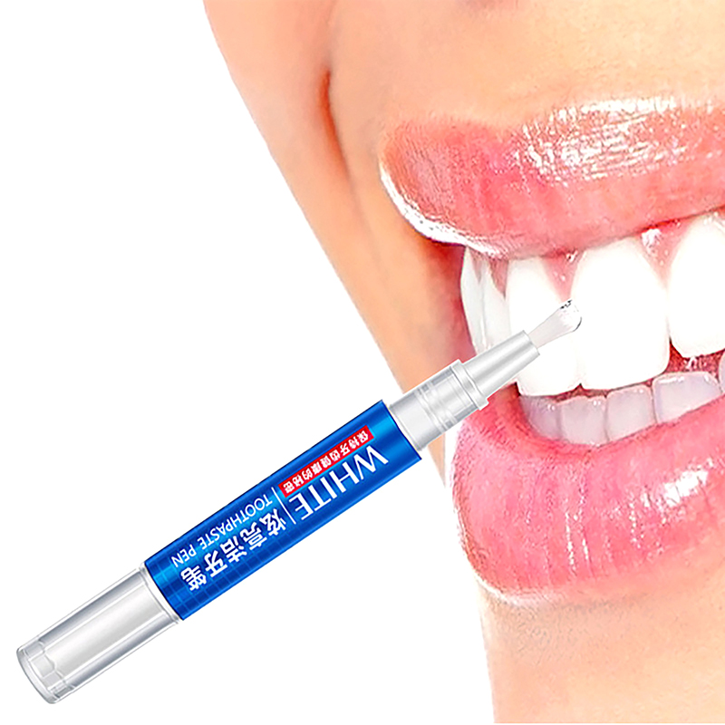 Teeth Whitening Gel Pen - 3mlの歯のホワイトニング用ジェルペン。歯の着色を効果的に除去し、歯を明るくします。口腔ケア用。歯のホワイトニングツール。