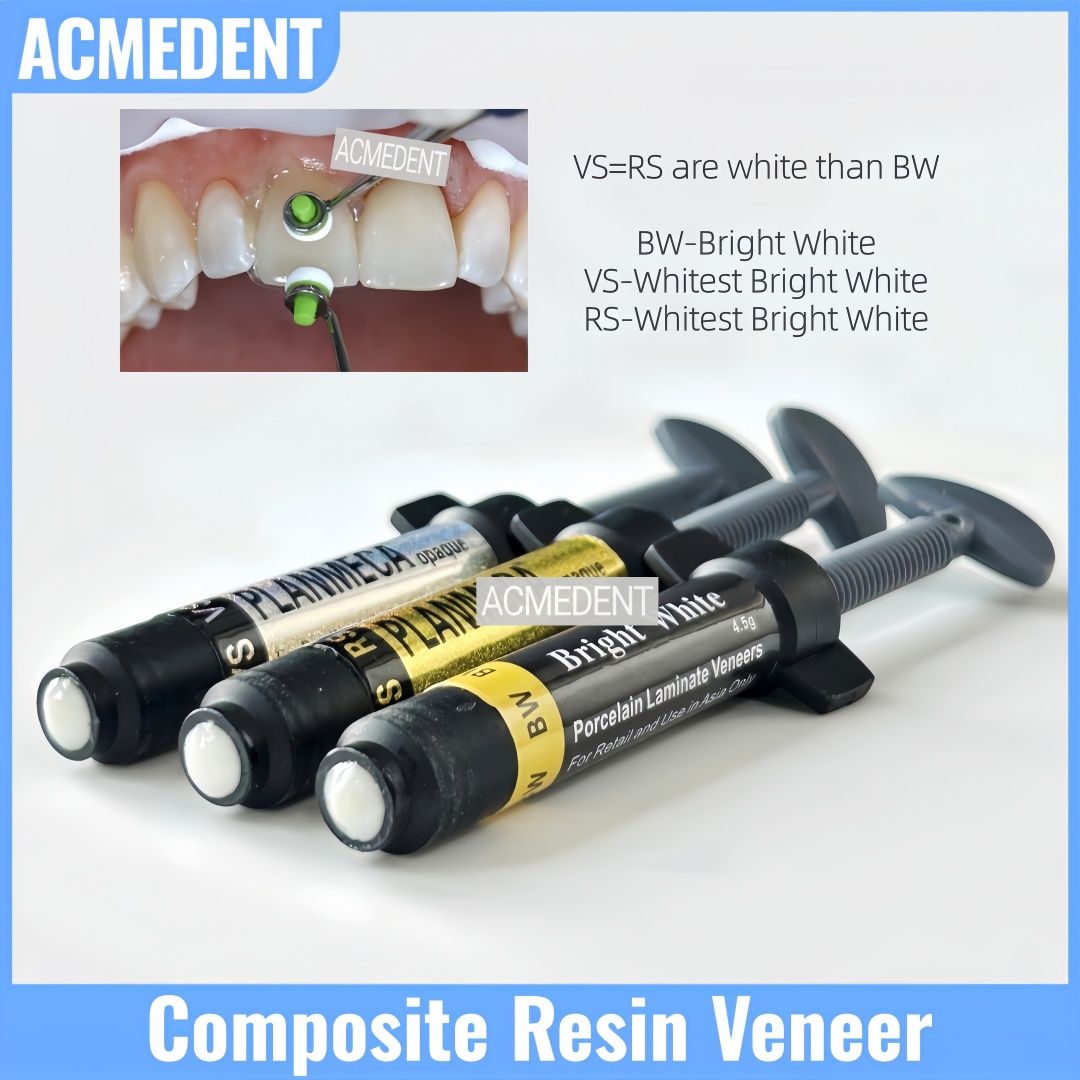 Teeth Whitening Vs Veneers - 4.5 グラム歯科複合樹脂ベニア光硬化明るい白ハイブリッド審美的な歯のホワイトニング修復歯科ツール VS/RS/BW