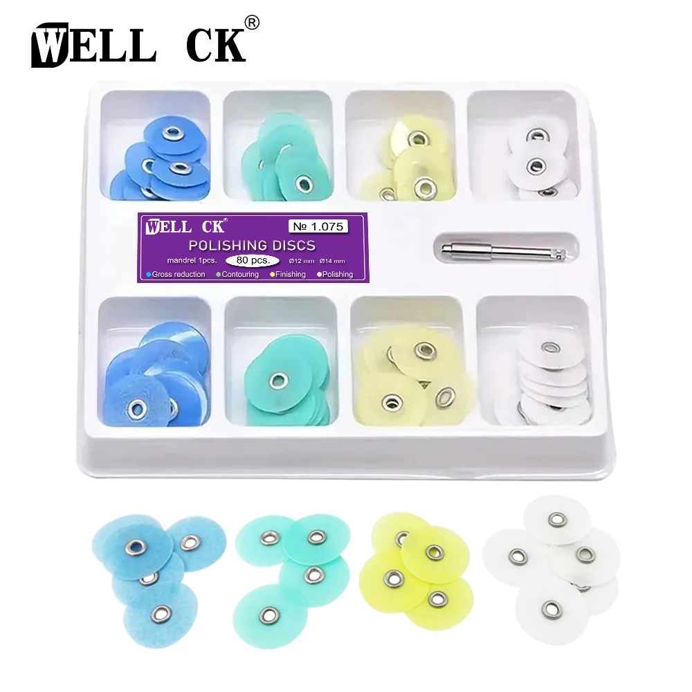 Whitening Teeth Dentist - WELLCK 歯科研磨ディスク総減少輪郭マンドレル消耗品ストライプ歯科材料歯のホワイトニング
