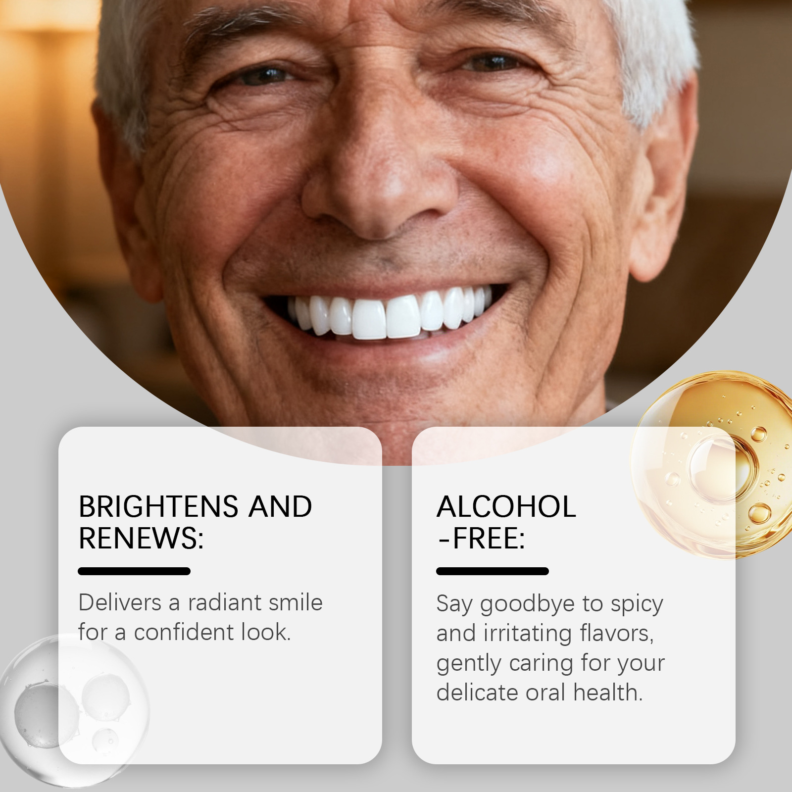 歯のホワイトニングマウスウォッシュ、迅速な口腔洗浄、口臭除去 - Teeth Whitening Quick のレビューと価格