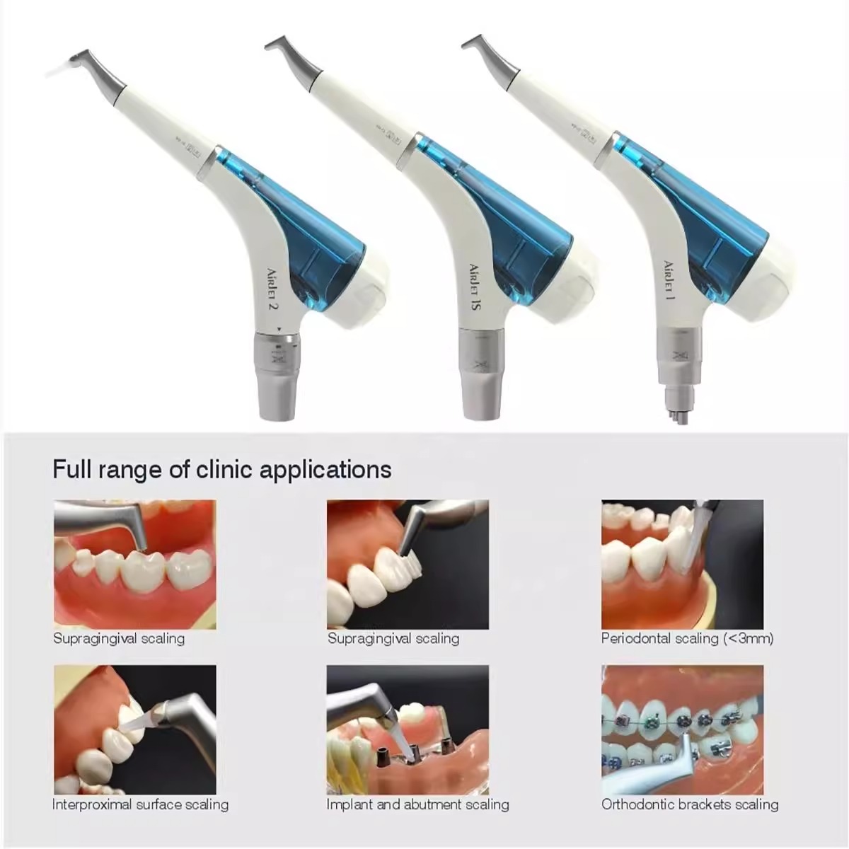 歯科用エアポリッシャー歯ホワイトニングスプレーサンドブラスタ - Teeth Whitening Quick のレビューと価格