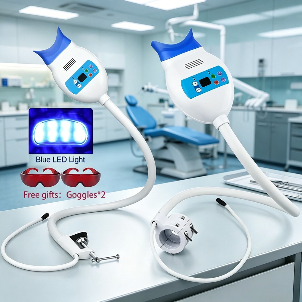 デスクトップ歯科用冷光ホワイトニングマシン 8 LED 3色 - Teeth Whitening Light のレビューと価格