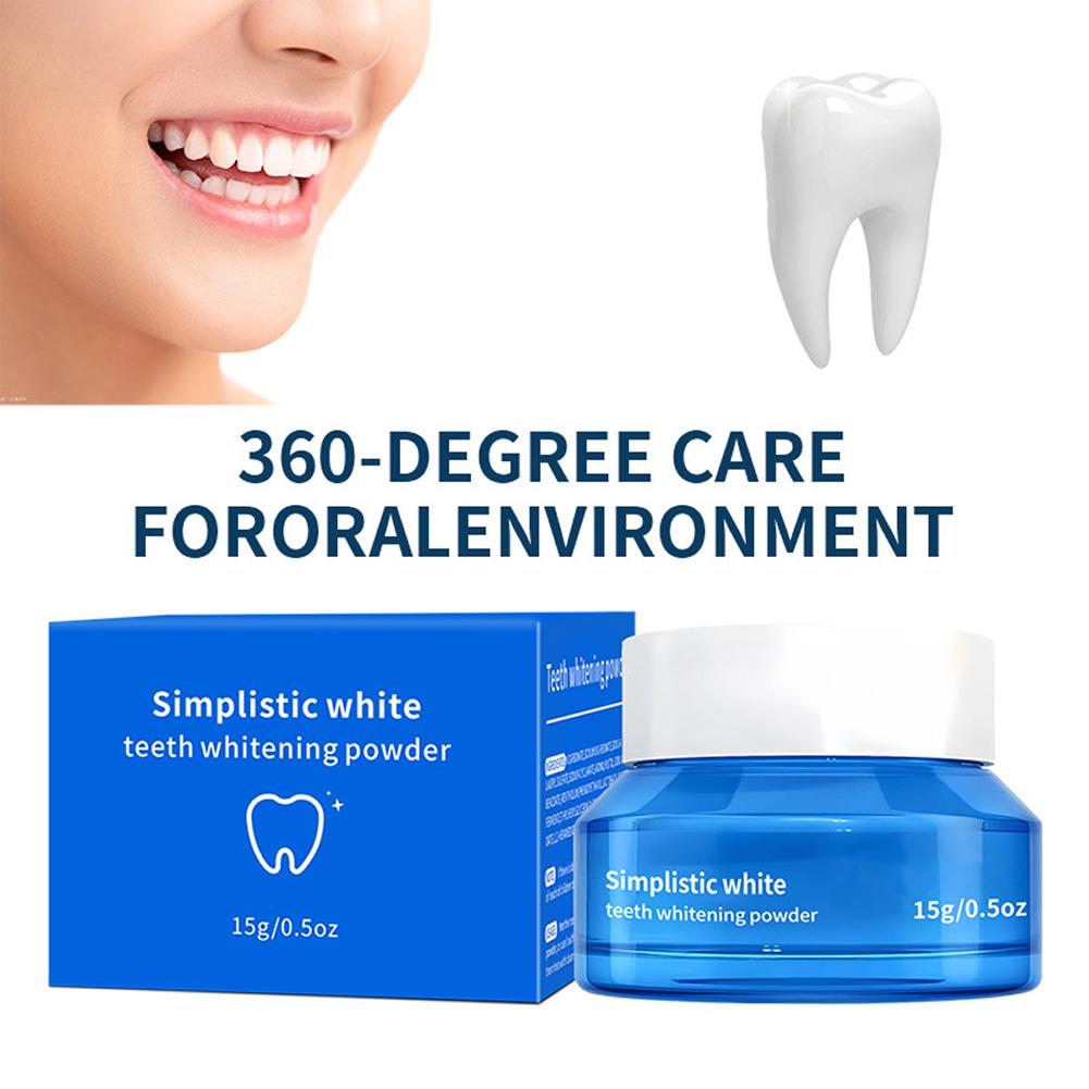 シンプルなホワイトニングパウダー、ステイン除去歯磨き粉、歯垢 - Teeth Whitening Powder のレビューと価格