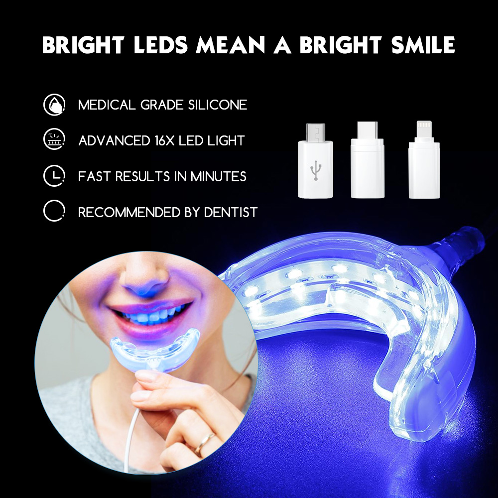 Luxsmile-歯のホワイトニングペン,LEDライト付きU - Teeth Whitening Gel Pen のレビューと価格