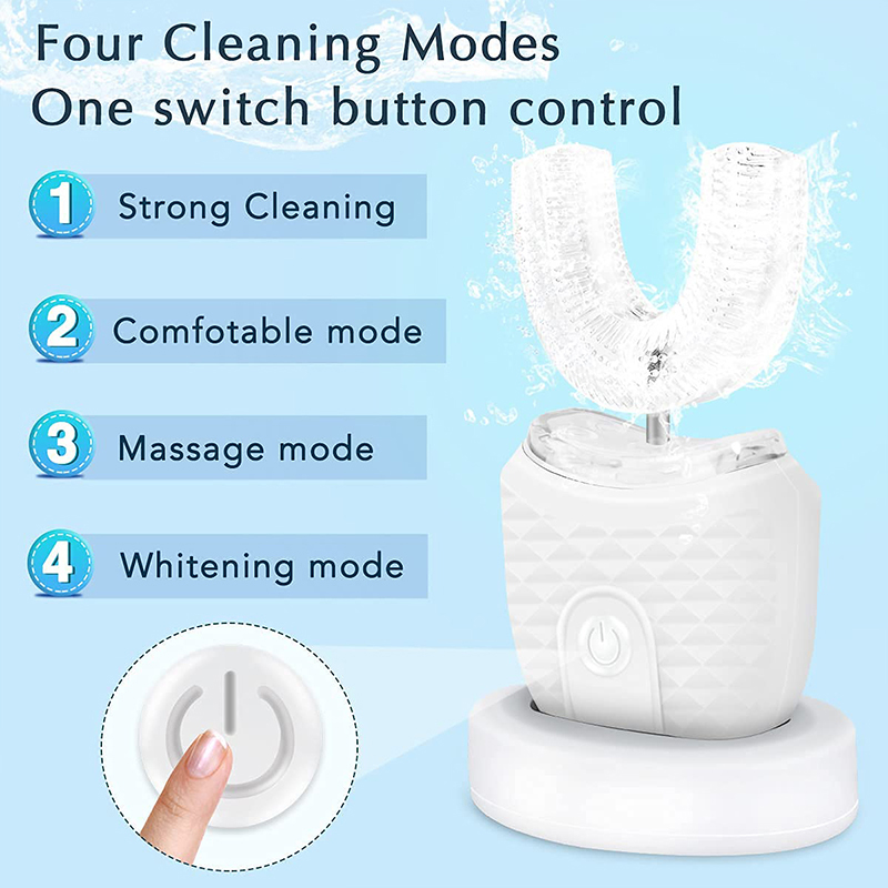 U字型充電式ライトクイックホワイトニング歯のホワイトナー、プ - Teeth Whitening Quick のレビューと価格