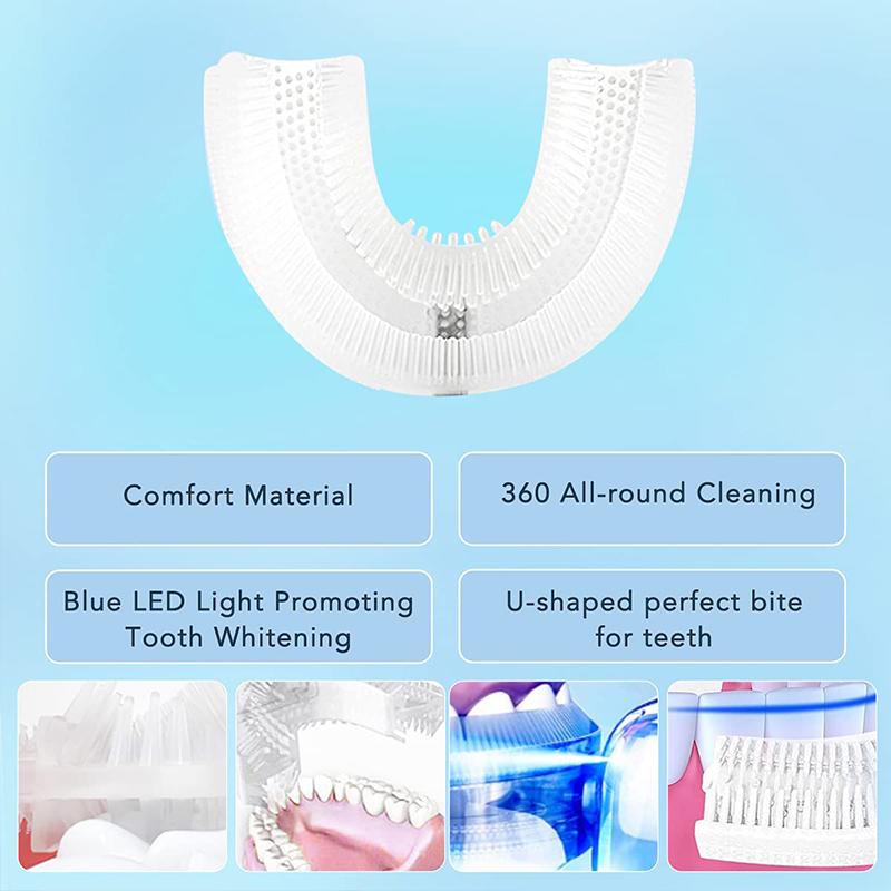 U字型充電式ライトクイックホワイトニング歯のホワイトナー、プ - Teeth Whitening Quick のレビューと価格