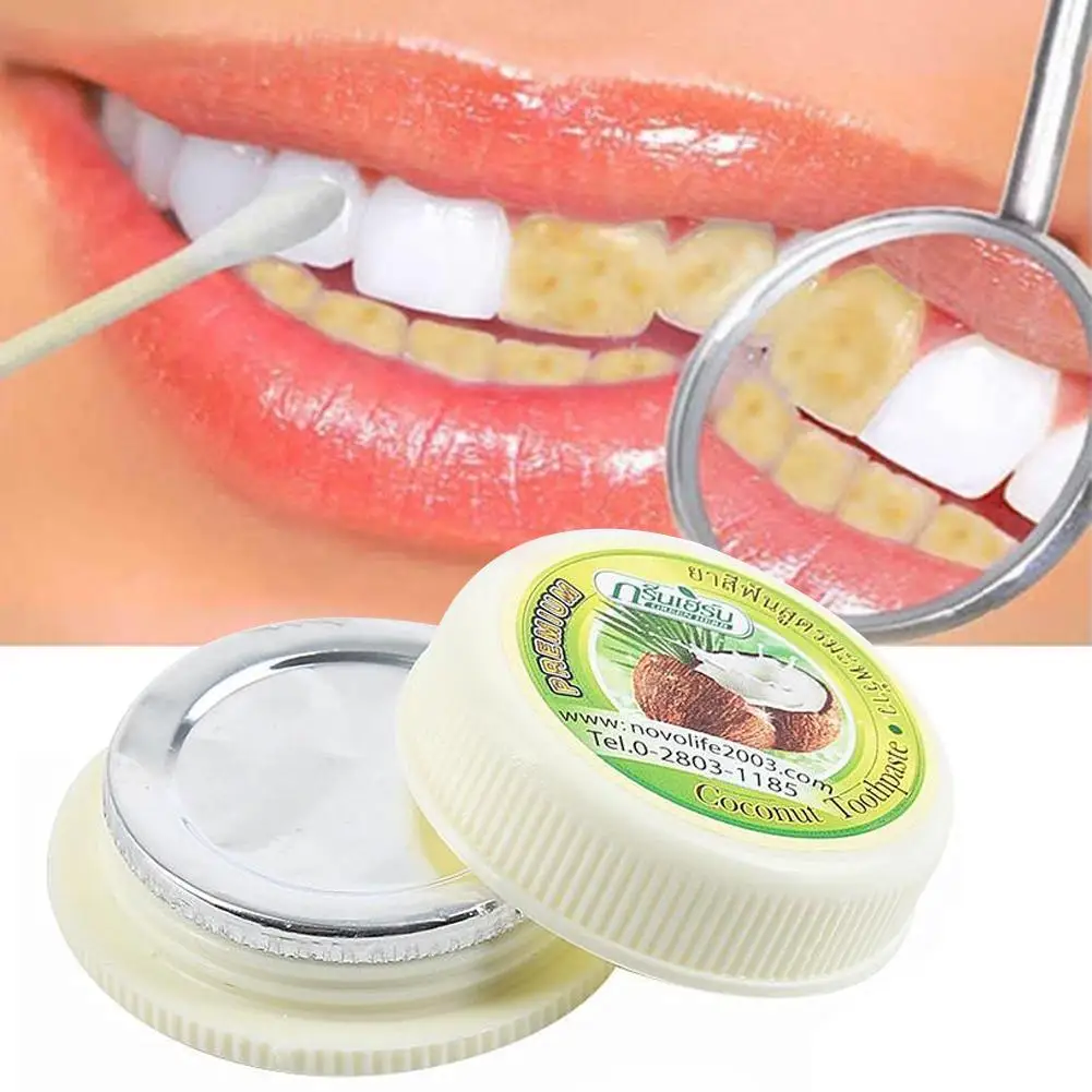25g ラシヤン タイ産クローブココナッツ歯磨き粉セット ハ - Teeth Whitening In Thailand のレビューと価格