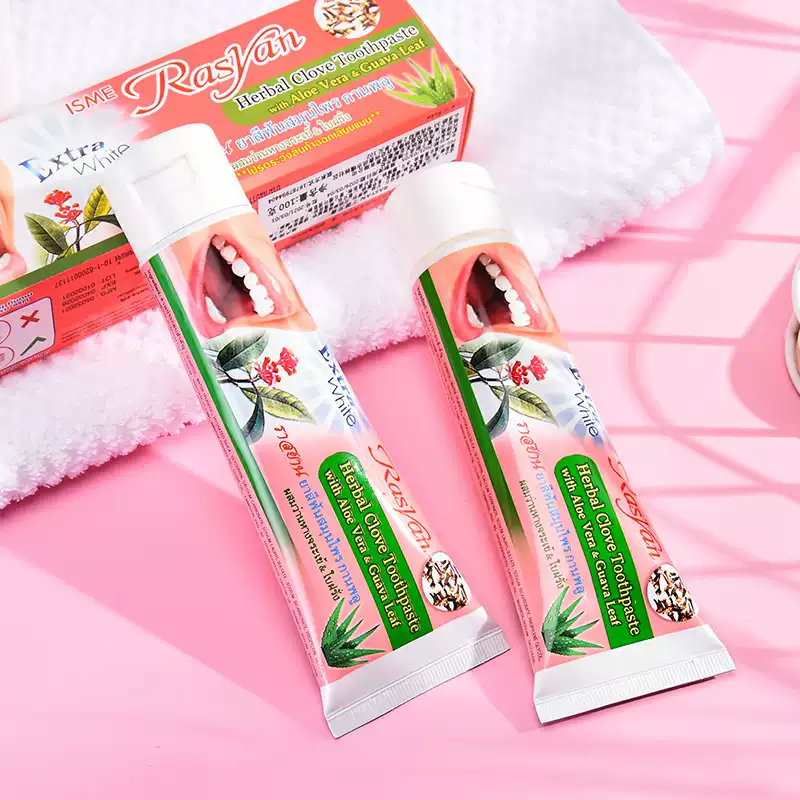 タイ産のラシアンハーブクローブ歯磨き粉、煙や茶の汚れを落とし - Teeth Whitening In Thailand のレビューと価格
