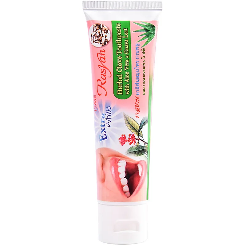 タイ産のラシアンハーブクローブ歯磨き粉、煙や茶の汚れを落とし - Teeth Whitening In Thailand のレビューと価格