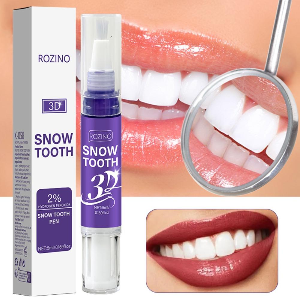 3Dスノーホワイトニングペン、歯の色補正ジェル、歯の着色や歯 - Teeth Whitening Gel Pen のレビューと価格