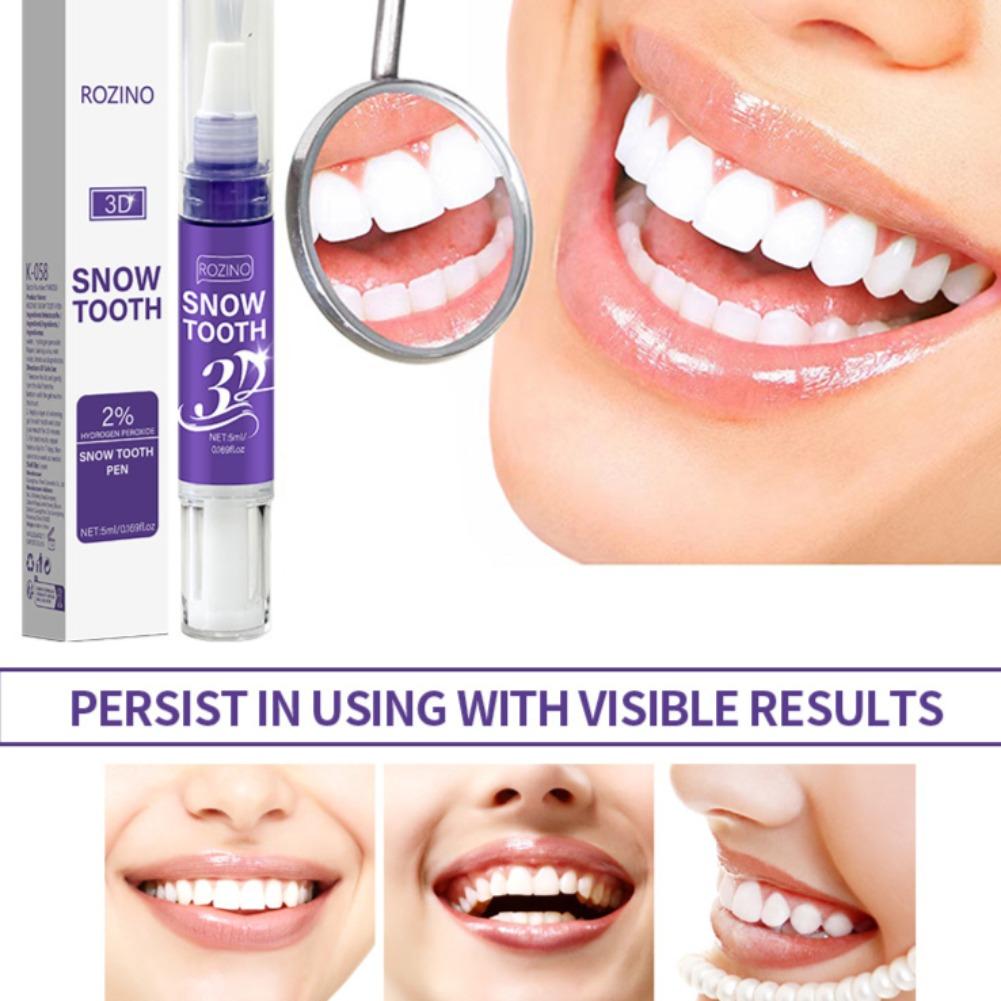 3Dスノーホワイトニングペン、歯の色補正ジェル、歯の着色や歯 - Teeth Whitening Gel Pen のレビューと価格