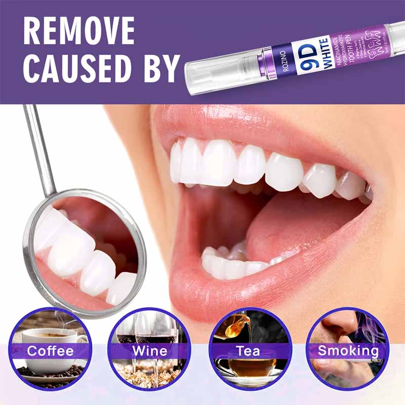 ROZINO 9D ホワイトニング歯磨きペン ナイアシンアミ - Teeth Whitening Gel Pen のレビューと価格