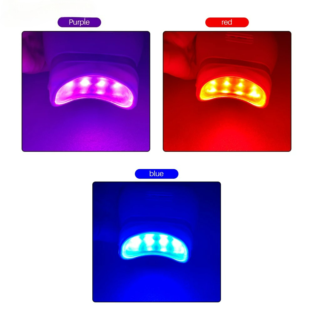 調整可能な3色LED歯のホワイトニング促進器、歯科用コールド - Teeth Whitening Light のレビューと価格