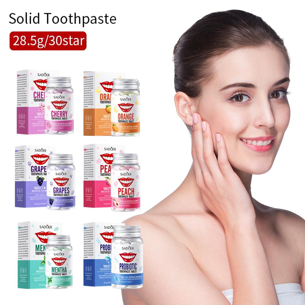 ミント固体歯磨き粉タブレットミントフレーバー歯息マウスウォッ - Teeth Whitening Powder のレビューと価格